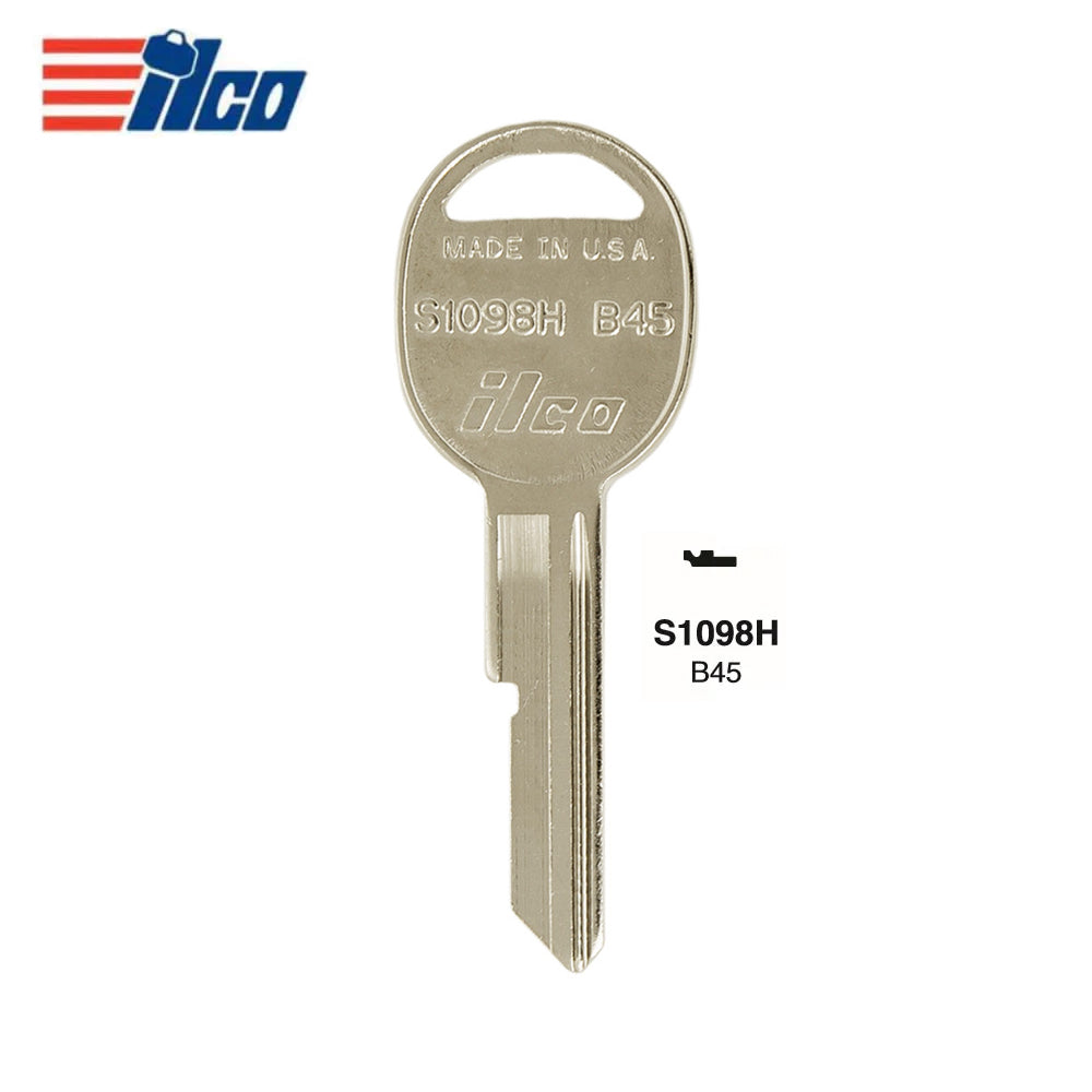 GM Key Blank -  GM-12E / B45