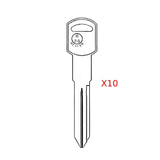 GM Key Blank - B86 / GM-14E (Packs of 10)