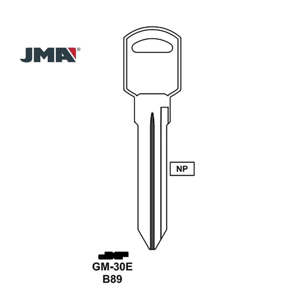 GM Key Blank - B89 / GM-30E