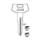 GM Key  Blank - B68 / GM-22