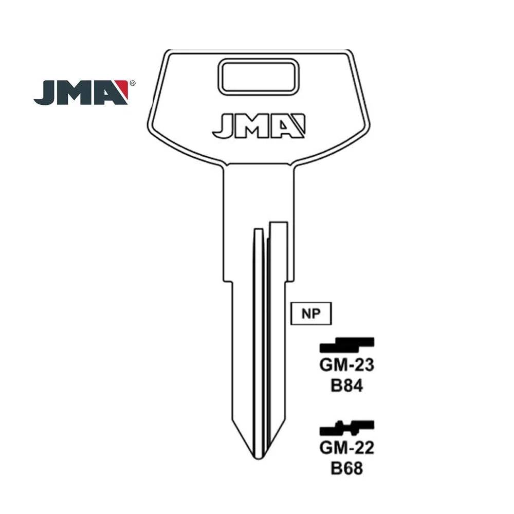 GM Key  Blank - B68 / GM-22