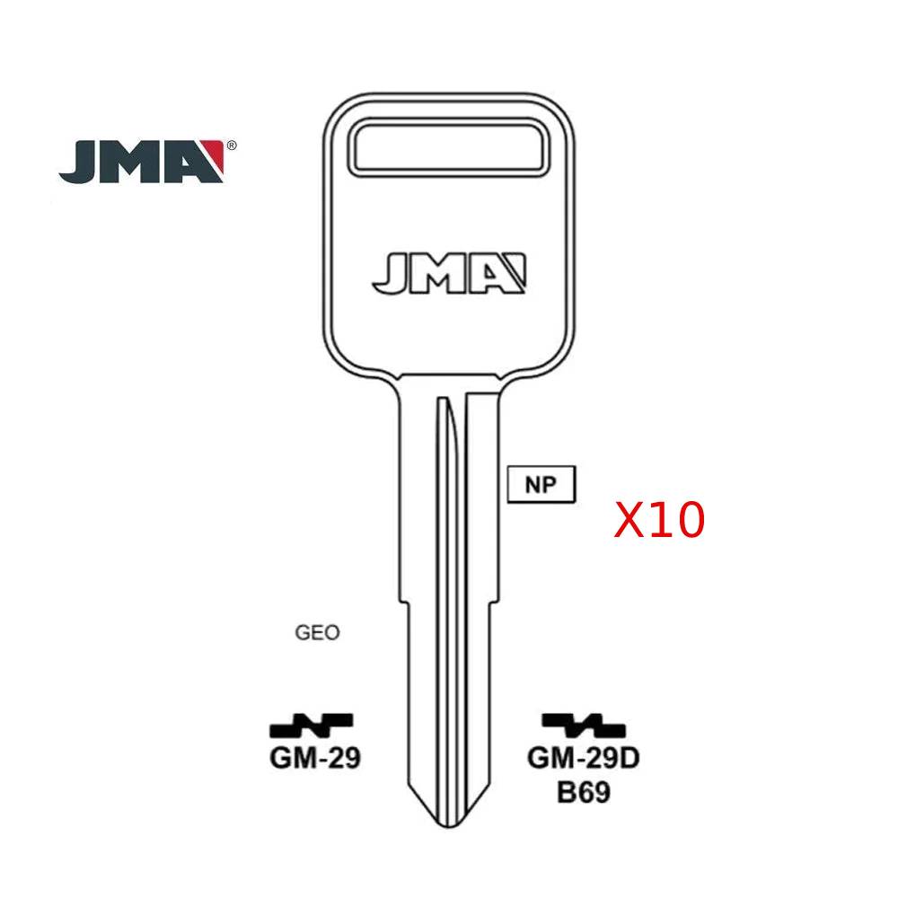 GM Key Blank - B69 / GM-29D (Packs of 10)