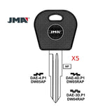 GM Key Blank - DW05RAP / DAE-4D.P1 (Packs of 5)