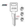 GM Key Blank - B63 / GM-17 (Packs of 10)