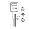 GM Key Blank - B77 /  GM-18 (Packs of 10)