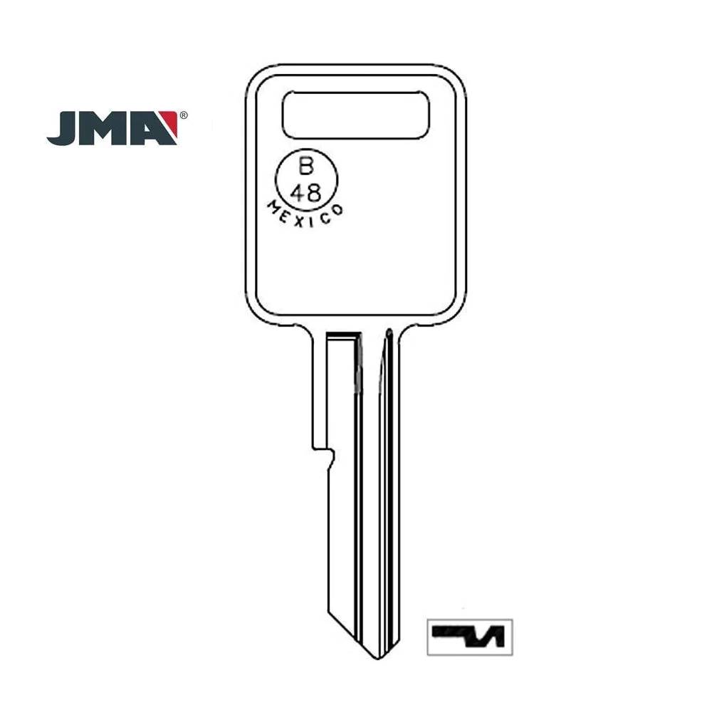 GM Key Blank - B48 / GM-6E