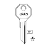 GM H1098LA Key Blank - B10 / GM-32