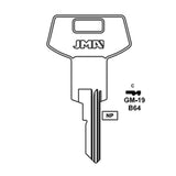 GM Key Blank - B64 / GM-19