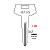 GM Key Blank - B84 / GM-23 (Packs of 10)