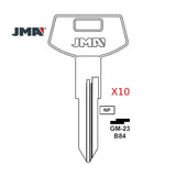 GM Key Blank - B84 / GM-23 (Packs of 10)