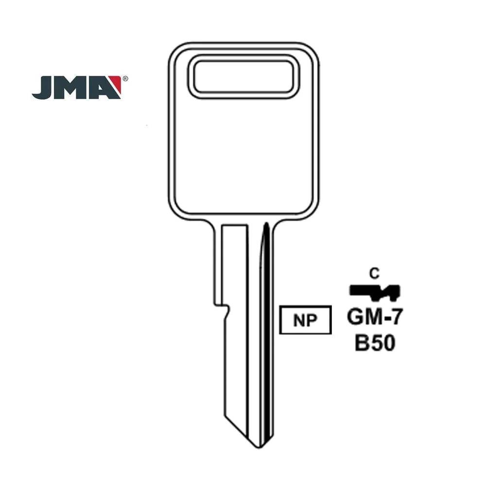 GM Key Blank - B50 / GM-7E