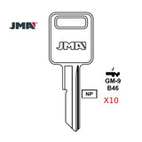 GM Key Blank - B46 / GM-9 (Packs of 10)