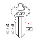 GM 1041G Slideout Key Blank - CG1 / CHI-2  (Packs of 10)