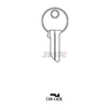 JMA CHI-13DE / CG17 / KP1 / 1041Y Chicago Cabinet Key - Brass