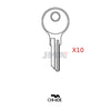 JMA CHI-8DE / AP3 / K103 / 103AM Chicago 6-Wafer Cabinet Key (Pack of 10)