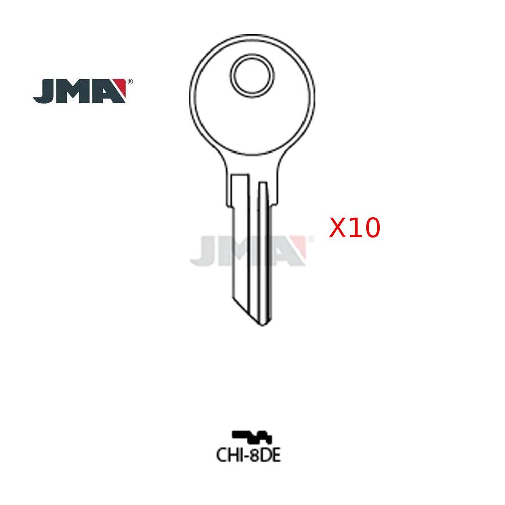 JMA CHI-8DE / AP3 / K103 / 103AM Chicago 6-Wafer Cabinet Key (Pack of 10)