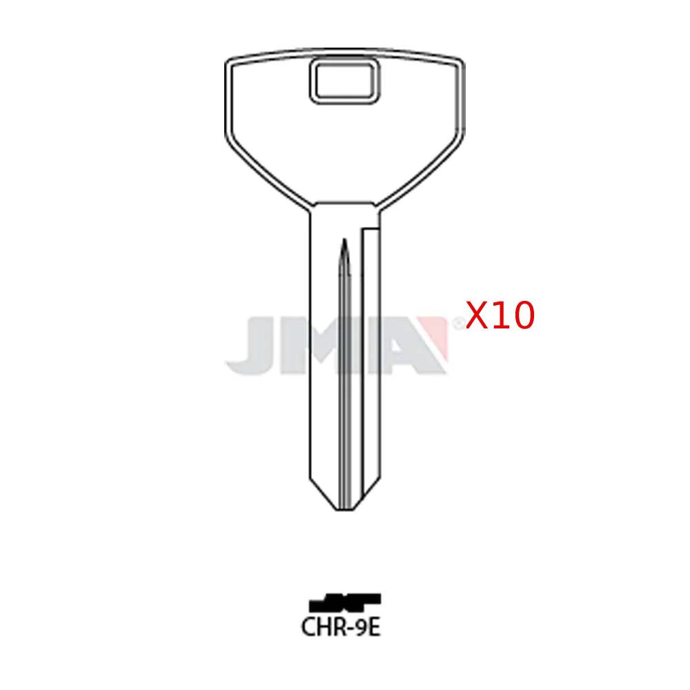 JMA CHR-9E/ Y154 / P1789 Chrysler Dodge Jeep Metal Key (Pack of 10)