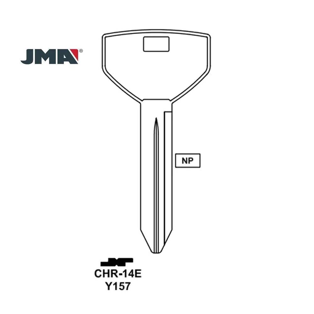 Chrysler Jeep Dodge Mitsubishi Key Blank - Y157 / CHR-14E