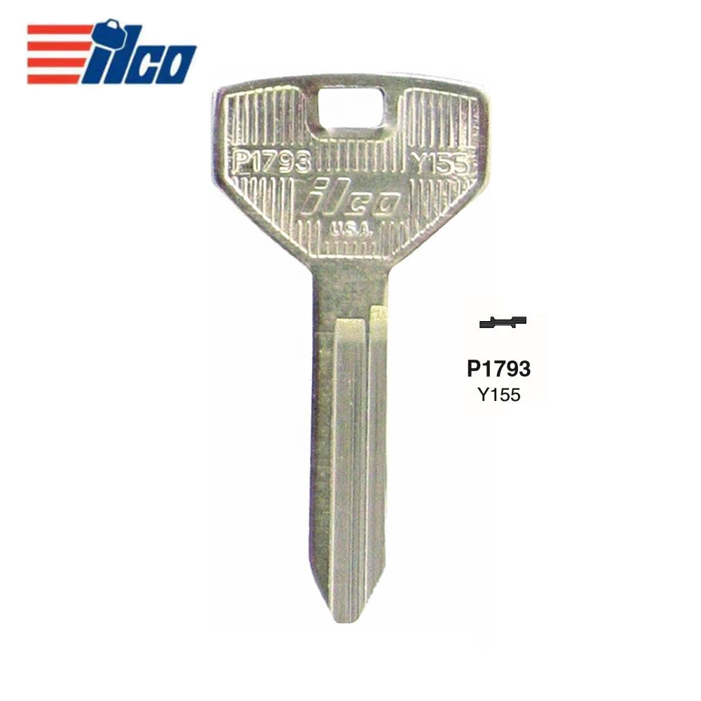 Chrysler Dodge Jeep Key Blank - CHR-10E / Y155