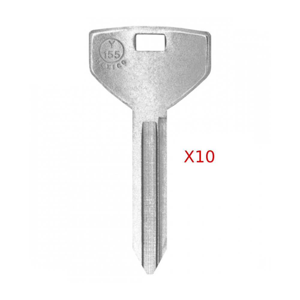 Chrysler Dodge Jeep Key Blank - Y155 / CHR-10E (Packs of 10)