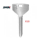 Chrysler Dodge Jeep Key Blank - Y155 / CHR-10E (Packs of 10)