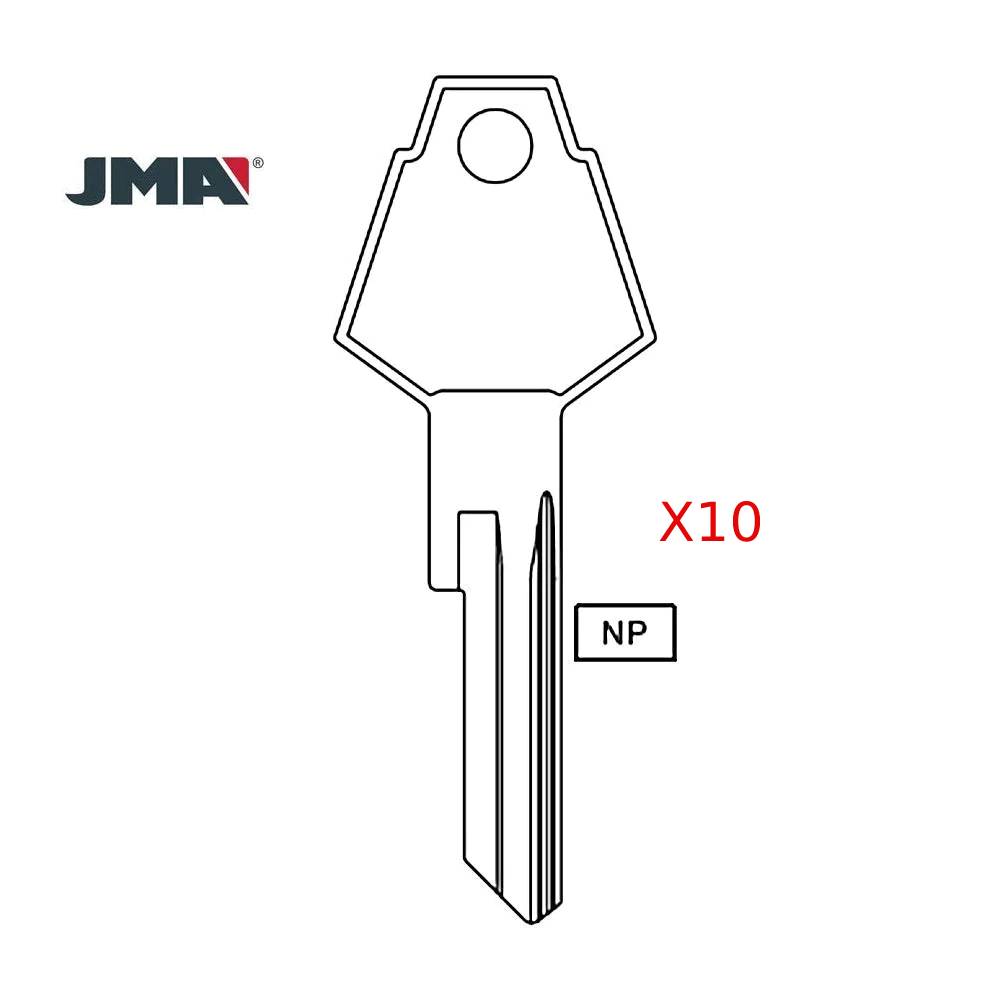 Chrysler Dodge Jeep Key Blank - Y152 / CHR-8E (Packs of 10)