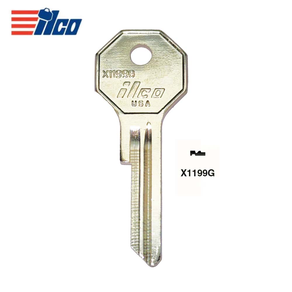 Chrysler Dodge Key Blank - BAS-3 / X1199G