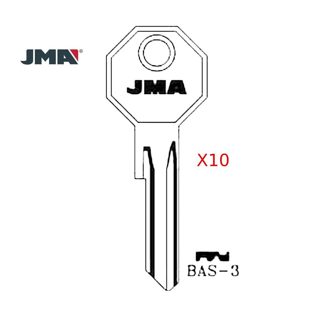 Chrysler Dodge Key Blank - X1199G/ BAS-3 (Packs of 10) - Discontinue