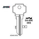 MD17 5-Pin Dexter Commercial & Residential Key Blank - DE6 BR / DX-5D