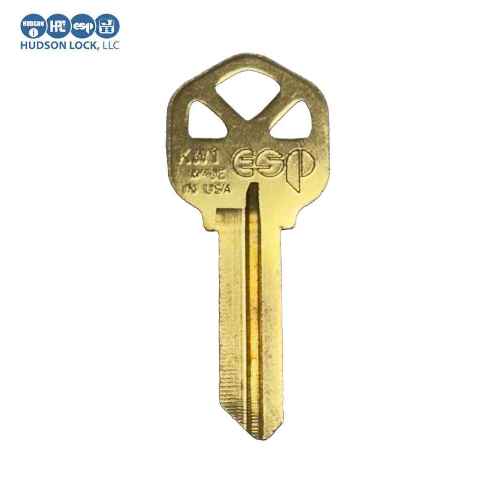 Hudson Lock ESPKW1-0000 KW1 Key Blank