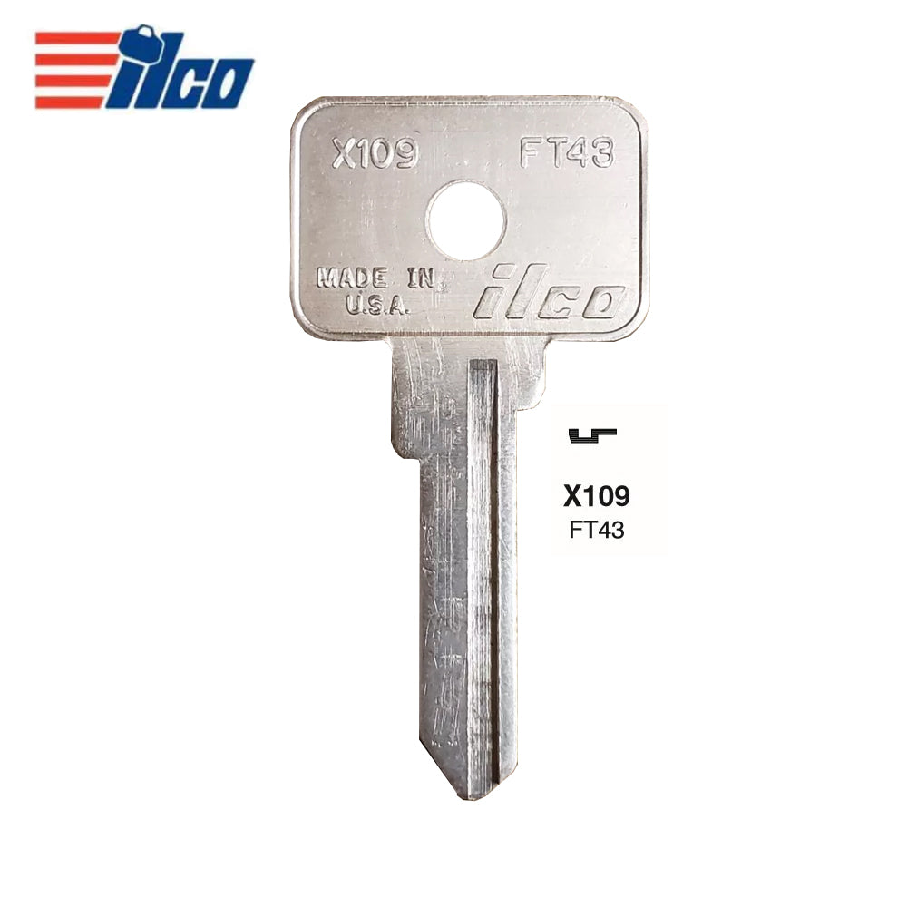 Fiat Key Blank - FI-7I / FT43