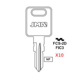 FIC3 Key BlanK - FIC3 / FCS-2D (Packs of 10)