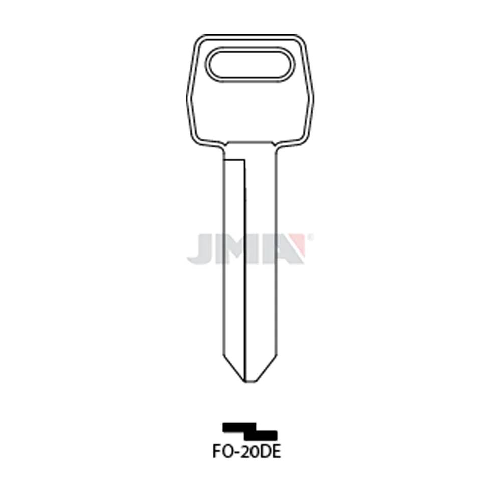 JMA FO-20DE Ford / Lincoln / Mercury / Mazda H54 Metal Key