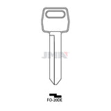 JMA FO-20DE Ford / Lincoln / Mercury / Mazda H54 Metal Key