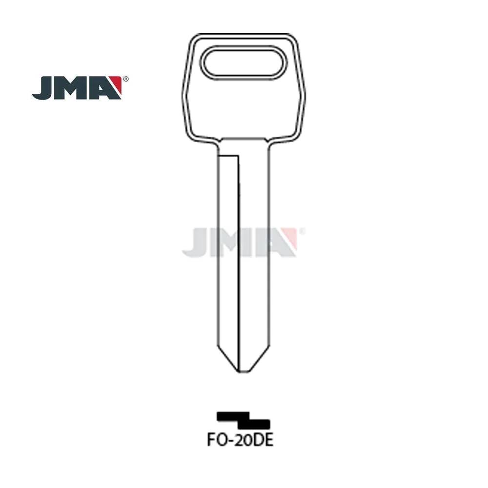 JMA FO-20DE Ford / Lincoln / Mercury / Mazda H54 Metal Key