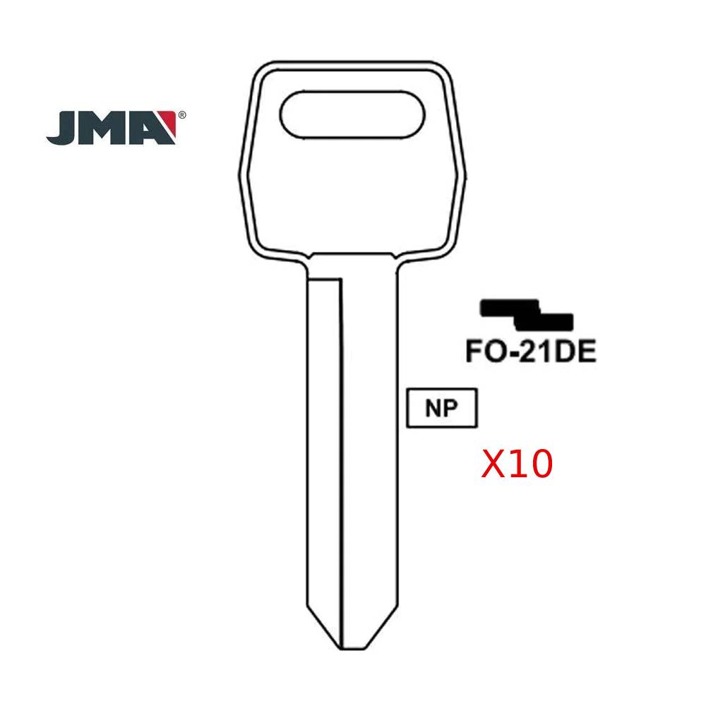 Ford Lincoln Mercury Key Blank - H51 / FO-21DE (Packs of 10)