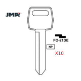 Ford Lincoln Mercury Key Blank - H51 / FO-21DE (Packs of 10)