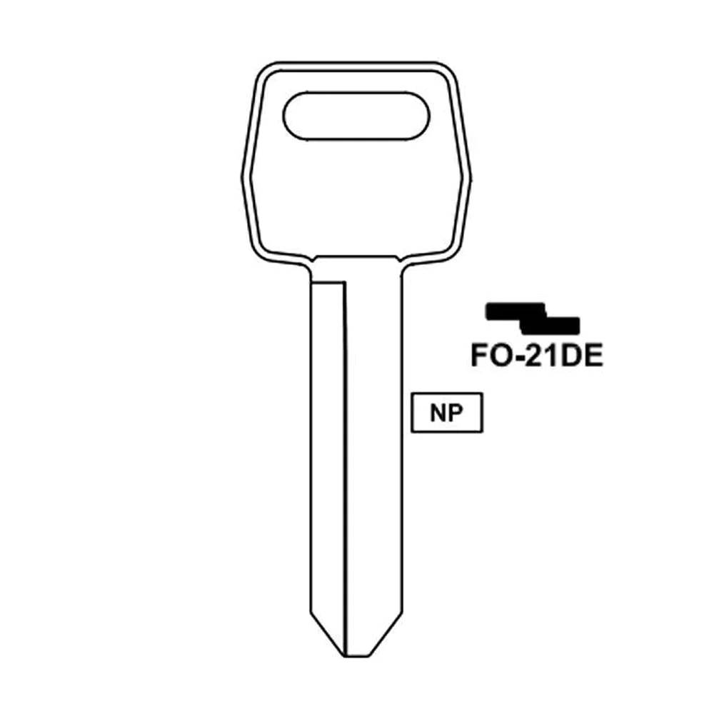 Ford Lincoln Mercury Key Blank - H51 / FO-21DE