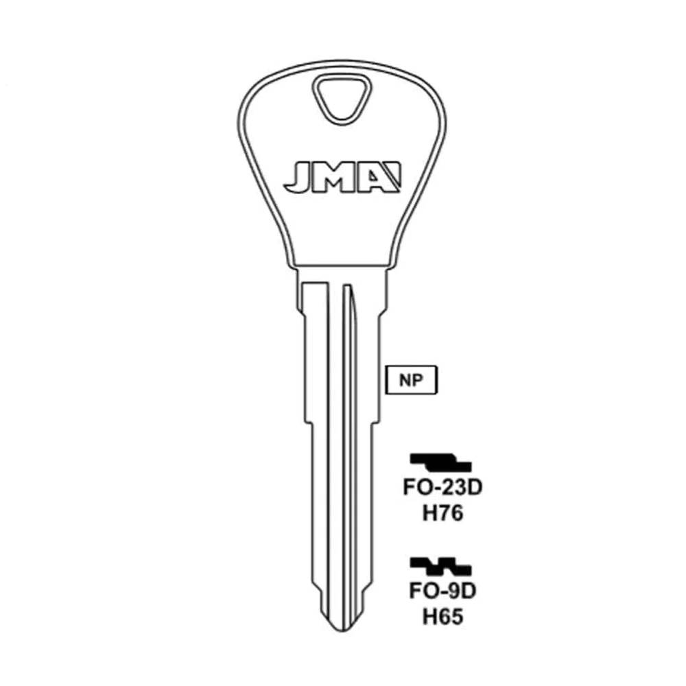 Ford Key Blank - H65 / FO-9D