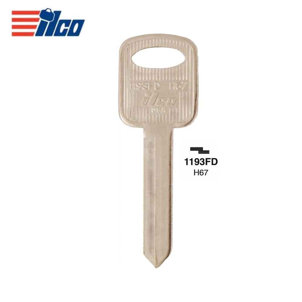 Ford Mercury Key Blank - FO-8DE / H67