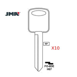 Ford Mercury Key Blank - H67 / FO-8DE (Packs of 10)