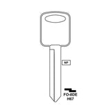 Ford Mercury Key Blank - H67 / FO-8DE