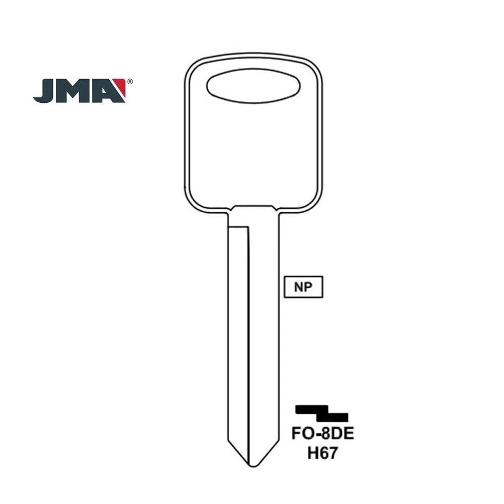 Ford Mercury Key Blank - H67 / FO-8DE