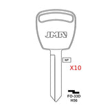 Ford Key Blank - H56 / FO-33D (Packs of 10)