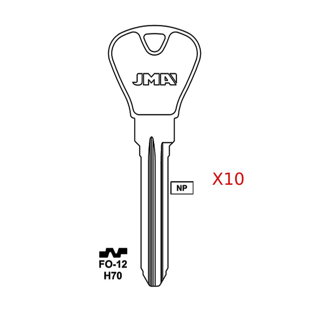 Ford Key Blank - H70 / FO-12  (Packs of 10)