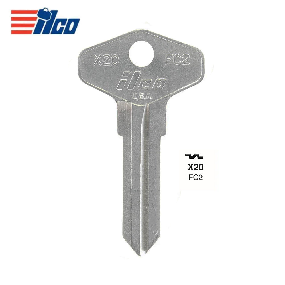 Ford Jaguar Key Blank - FO-5 / FC2  (Packs of 10)