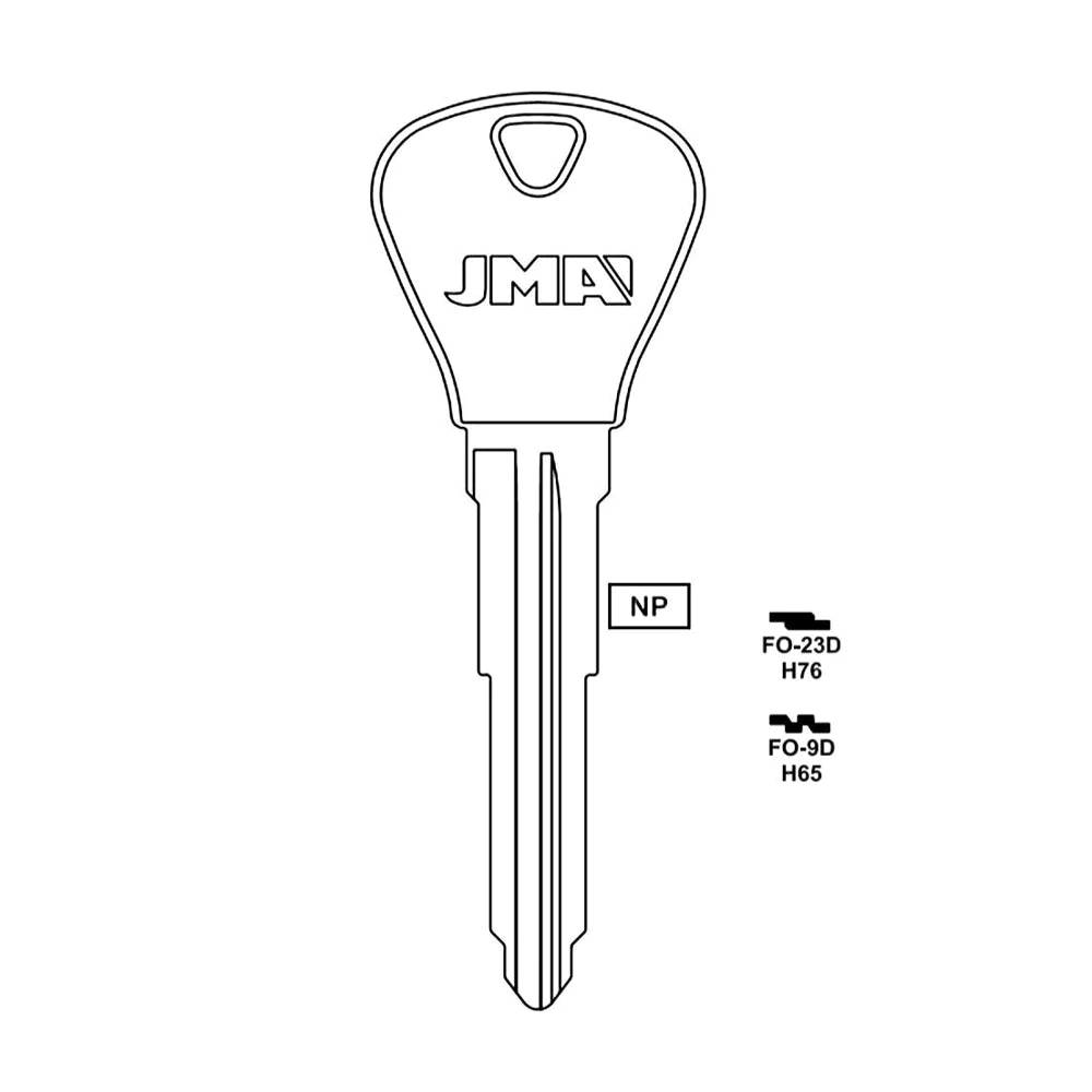 Ford Mercury International Key Blank - H76 / FO-23D