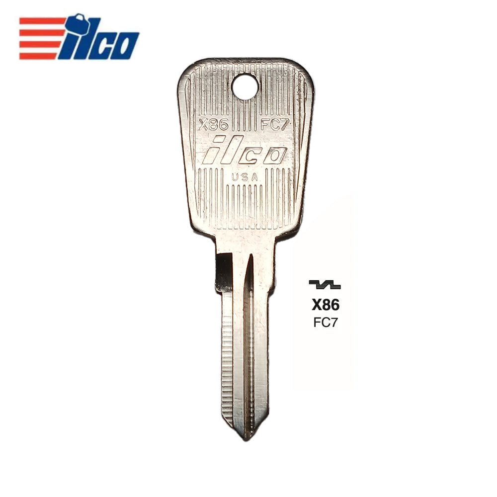 Ford Jaguar Mercury Key Blank - FO-TX / FC7