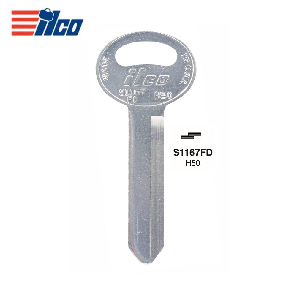 Ford Lincoln Mazda Mercury Key Blank - FO-19 / H50 (Packs of 10)