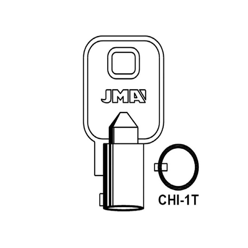 1137B Chicago / Harley Davidson Motorcycle Tubular Key Blank - 1137B / CHI-1T